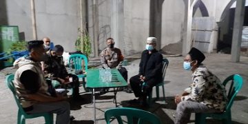 KUA Kec. Tegal Timur bersama Muspika Kec. Tegal Timur Sambangi Tokoh Agama Berikan Sosialisasi Edaran Menteri Agama No 17 tahun 2021