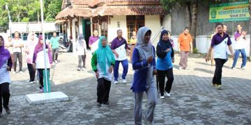 Cegah Penyakit Jantung Kementerian Agama Kota Tegal gelar Senam Jantung