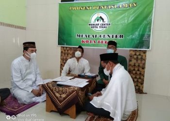 Mualaf Center Kota Tegal  Membimbing Syahadat Warga Korea