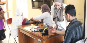 Jamaah Haji Kota Tegal Mendapat Imunisasi Vaksinasi Influensa