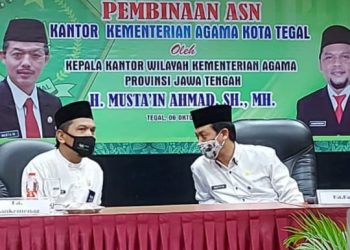 PEMBINAAN ASN KANTOR KEMENTERIAN AGAMA KOTA TEGAL OLEH KEPALA KANTOR WILAYAH KEMENTERIAN AGAMA PROVINSI JAWA TENGAH