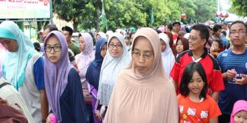 Warga NU Kota Tegal Antusias Ikuti Jalan Sehat