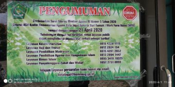 No Kontak Pejabat Layanan Publik Kantor Kemenag Kota Tegal