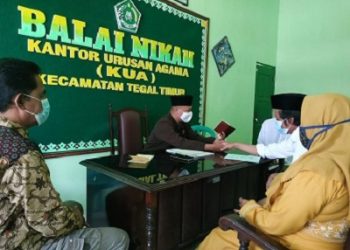 Inovasi KUA Kec. Tegal Timur Layani Live Streaming Akad Nikah