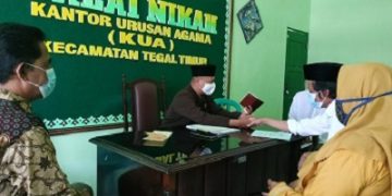 Inovasi KUA Kec. Tegal Timur Layani Live Streaming Akad Nikah