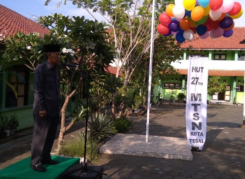 Saefudin Membuka Secara Resmi HUT MTsN Kota Tegal Ke 27