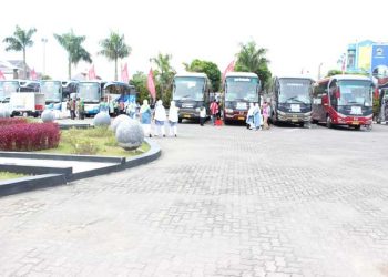 Transit Terakhir Keberangkatan Jamaah Haji di Asrama Haji Donohudan Solo