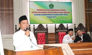 Seksi Bimas Islam Gelar Bimtek dan Pembinaan SIMKAH