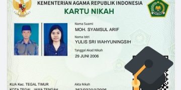 KUA Kec. Tegal Timur Segera Terapkan Kartu Nikah Digital