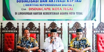 ASN Kemenag Kota Tegal Ikuti Sosialisasi Layanan Identitas Kependudukan Digital