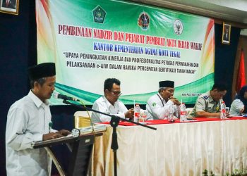 Tingkatkan Kinerja dan Profesionalitas Petugas Perwakafan, Kemenag Gelar Pembinaan Nadzir dan PPAIW