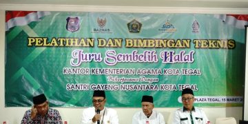Tingkatkan Kompetensi Juru Sembelih Halal, Kemenag Kota Tegal Gandeng Santri Gayeng Nusantara Kota Tegal Selenggarakan Pelatihan dan Bimbingan Teknis Juleha