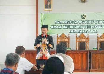Kemenag Kota Tegal Gelar Bimbingan Tugas dan Fungsi Karu beserta Karom Jemaah Haji 2023