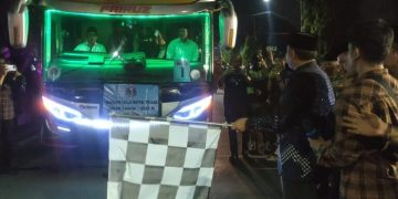 Walikota Tegal Berangkatkan 202 Calon Jamaah Haji Kota Tegal, Titip Doa Untuk Kemajuan Kota Tegal