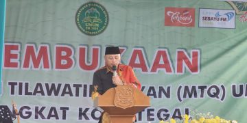Buka MTQ Tingkat Kota Tegal, Walikota Tegal Sebut Sebagai Ikhtiar Syiar Islam dan Al-Qur’an