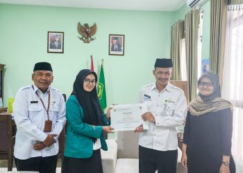 Kemenag Lepas 4 Mahasiswa Praktik Kerja Lapangan (PKL) Asal UIN K.H. Saifudin Zuhri, Purwokerto