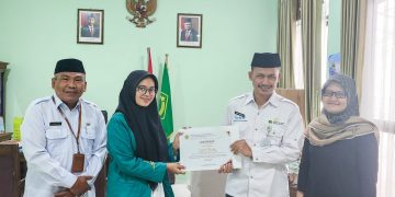 Kemenag Lepas 4 Mahasiswa Praktik Kerja Lapangan (PKL) Asal UIN K.H. Saifudin Zuhri, Purwokerto