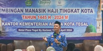 Kemenag Kota Tegal Gelar Bimbingan Manasik Haji Tingkat Kota Tegal Tahun 2024