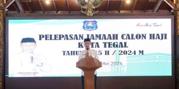 Pelepasan 325 Orang Jemaah Calon Haji Kota Tegal Tahun 1445 H / 2024 M