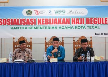 Tingkatkan Pemahaman Jemaah Soal Ibadah Haji, Kemenag Kota Tegal Gelar Sosialisasi Kebijakan Haji Reguler