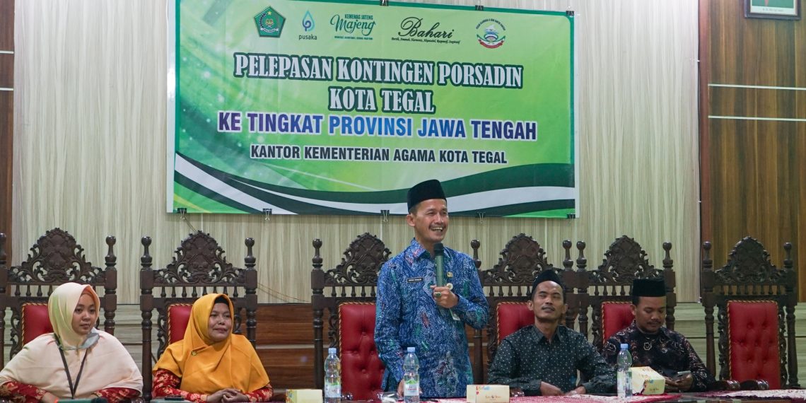Pelepasan Kontingen PORSADIN Kota Tegal : 28 Peserta Siap Berlaga di Tingkat Provinsi Jawa Tengah