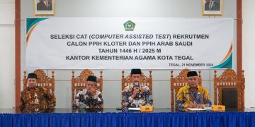 Pelaksanaan CAT Rekrutmen Calon PPIH Kloter dan Arab Saudi 1446 H Sukses Digelar di Kota Tegal