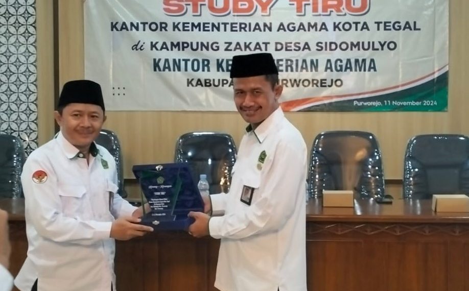 Tingkatkan Program Kampung Zakat, Kemenag Kota Tegal Studi Tiru ke Kemenag Purworejo
