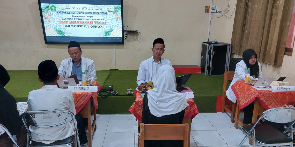 Kepala Kemenag Kota Tegal Hadiri dan Uji Tahfidz Qur’an di SMP Ihsaniyah Tegal
