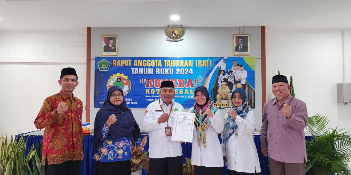 Rapat Anggota Tahunan Koperasi KOKEDA Kota Tegal Berlangsung Sukses