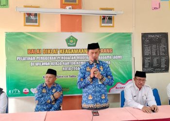 Kepala Kankemenag Kota Tegal Buka Pelatihan Moderasi Beragama: Tegaskan Pentingnya Nilai Religius dan Toleransi