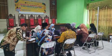 Cek Kesehatan Langsung ke Instansi, 52 ASN Kankemenag Kota Tegal Ikut Program Grebek Cek Kesehatan Gratis dari Puskesmas