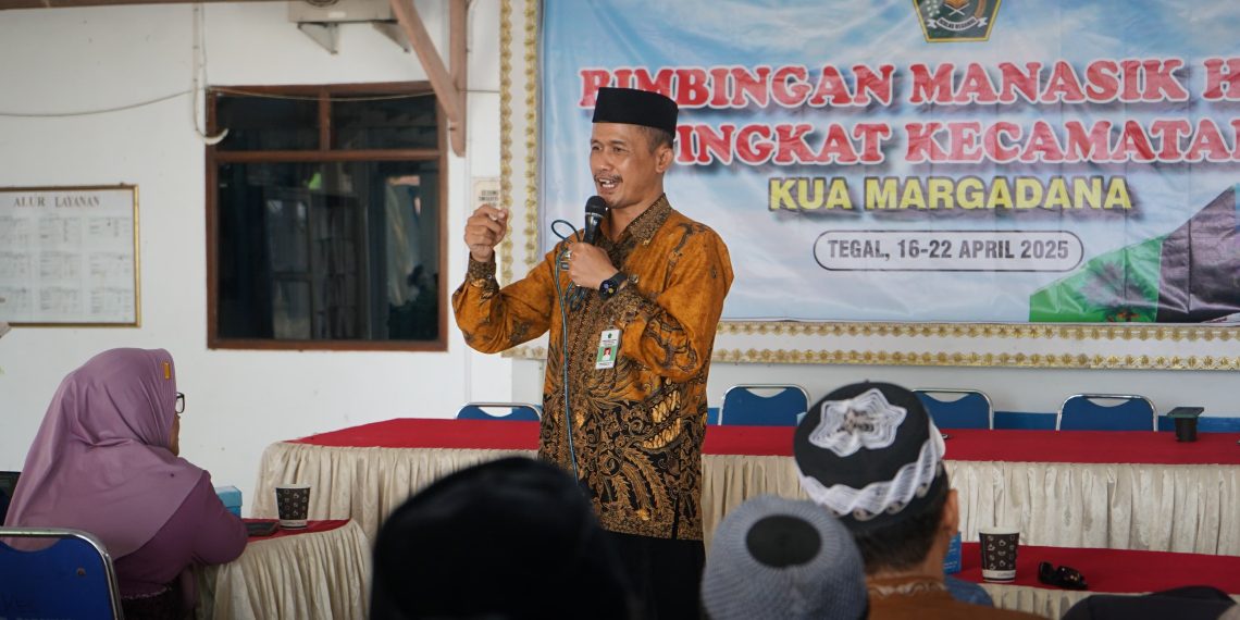 Hari Pertama Bimbingan Manasik Haji Kecamatan Margadana Digelar, 63 Peserta Ikuti Kegiatan
