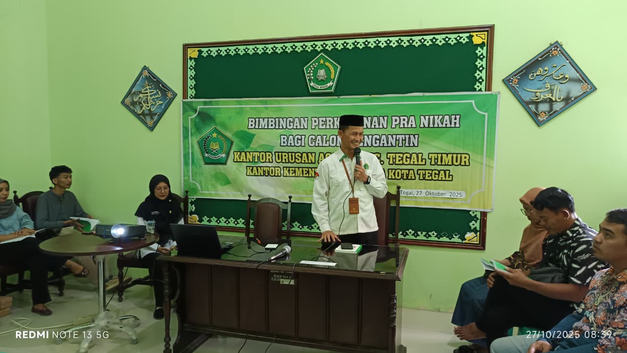 KUA Tegal Timur Gelar Bimbingan Perkawinan, Bekali Calon Pengantin Menuju Keluarga Sakinah